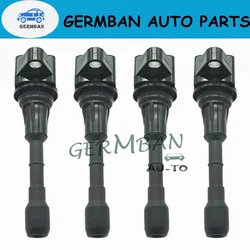 4pcs 22448-JA10A Ignition coil For Nissan Altima 350z Murano Tiida Cube Sentra Versa Teana X-Trail Infi-Niti 22448 -JA12D