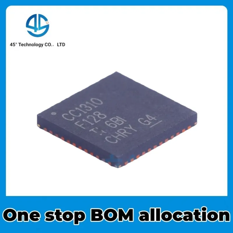 5PCS CC1310F128RGZR QFN-48 low-power wireless microcontroller chip, brand new and original NEW IC Chipset