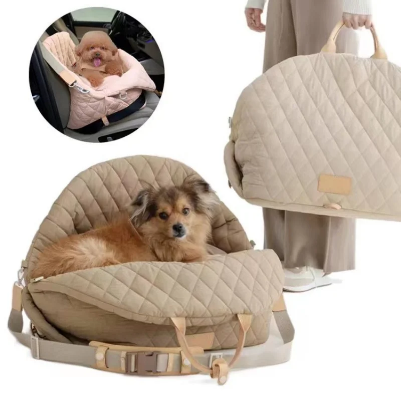 Pet Dog Nest Nylon Waterproof Pet Bag Detachable Handbag Car Dual Use Travel Cat Nest Dog Nest Convenient for travel