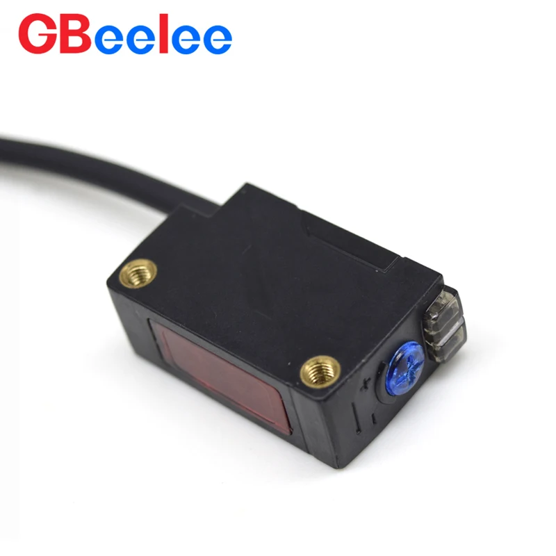 2PCS Sensor Reflektif Difus Induksi Inframerah Stok Pabrik GBeelee Sensor Fotoelektrik Optik LED Saklar Proximitas