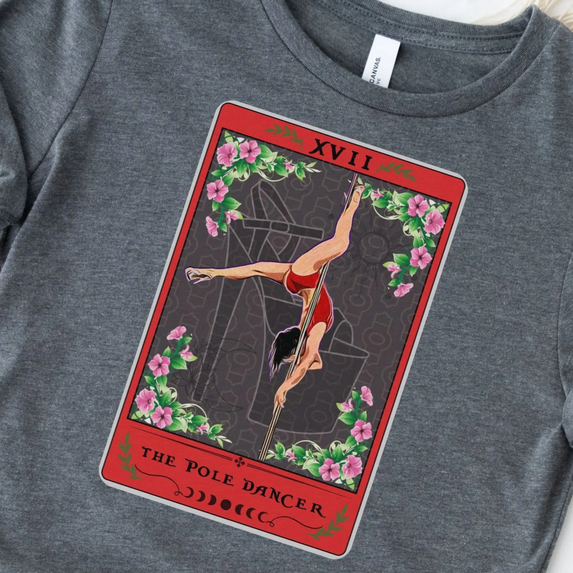 Pole Dance Wear Tarot Card T Shirt Dancing Dancer THE