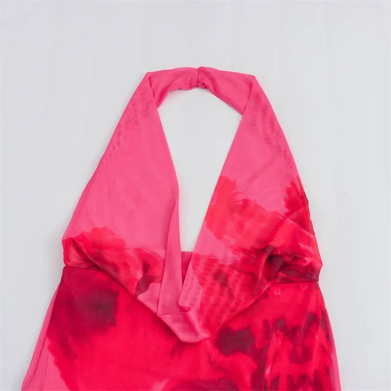 Elegante Halter Mouwloze Lange Jurken Voor Vrouwen Sexy Backless Hip Pakket Vrouwelijke Lange Jurk 2024 Zomer Dame Avondfeest Gewaad