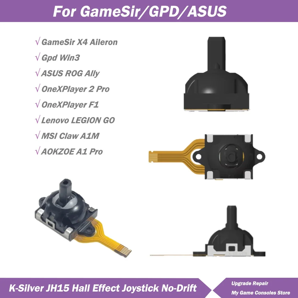 Left/Right Electromagnetic 3D Analog Joystick Module for PS Portal Hall Effect Joystick Thumb Grip Replacement Accessory view 5