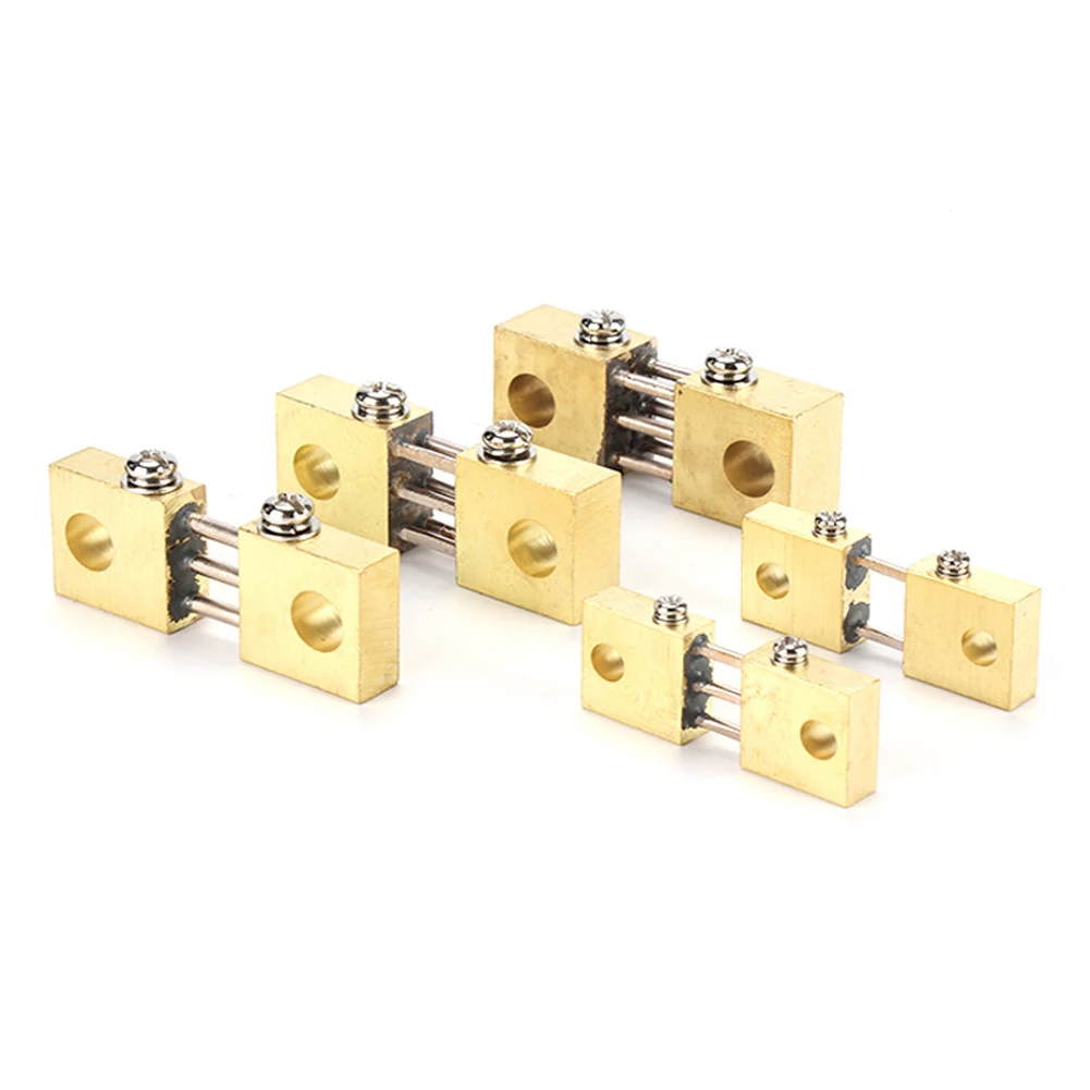 FL-19B DC Shunt 100-500A 75mV Welding Machine Brass Resistor High Accuracy Level Shunts For Current Analogue Panel Meter