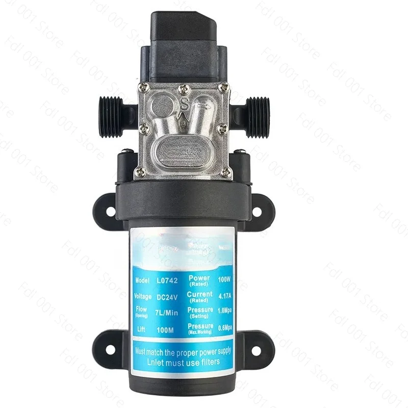 Self-priming booster pump Household high temperatureHot water  Automatic start and stop Small DC pumping electric diaphragm