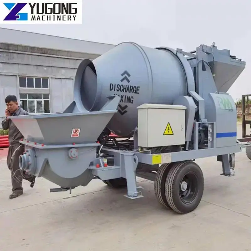 YG Concrete Pump Building Construction Equipment Foam Concrete Mixer Pumping Machine Diesel Mini Railway Machine