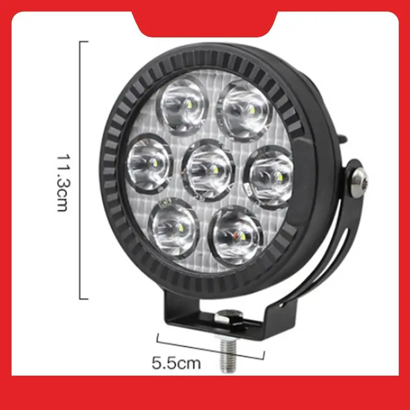 Luz LED de trabajo para motocicleta, foco antiniebla, lámpara de conducción para faro de motocicleta, 12-60V