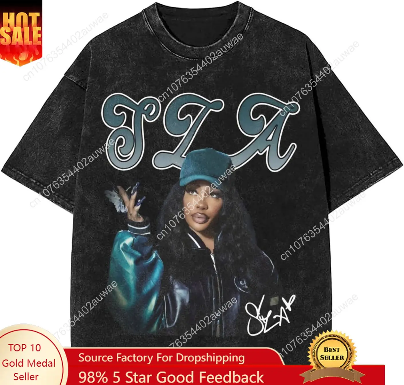 

Sza Pop Singer 2025 Music Tour T Shirt Unisexr Avant Comfortable Cotton Retro Top Black