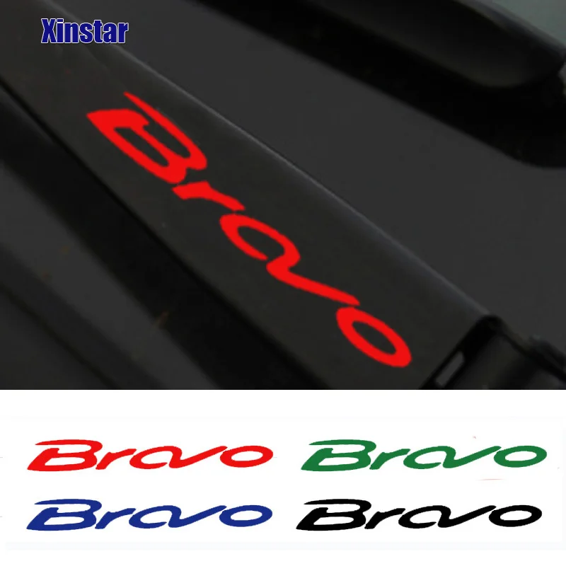 4Pcs Car Windshield Wiper Sticker For Fiat Bravo Auto Accessories