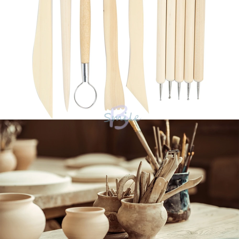 High Quality Professional 30Pcs/set Wax Sculpt Knife Wax Carving Pottery Ceramic Carve Tool DIY Clay Sculpting Kit tool With Bag