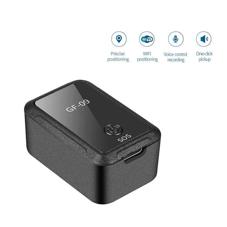 Mini GPS Tracker GF09 Anti-Theft Device WIFI LBS GSM GPRS Locator Magnetic Voice Real Time Car Tracking Location