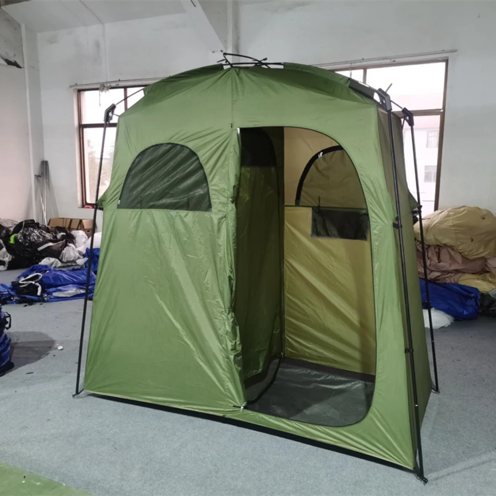 

Водонепроницаемая палатка-душ для кемпинга на открытом воздухе, для двоих, для пляжа, автодома, каравана. Акция!