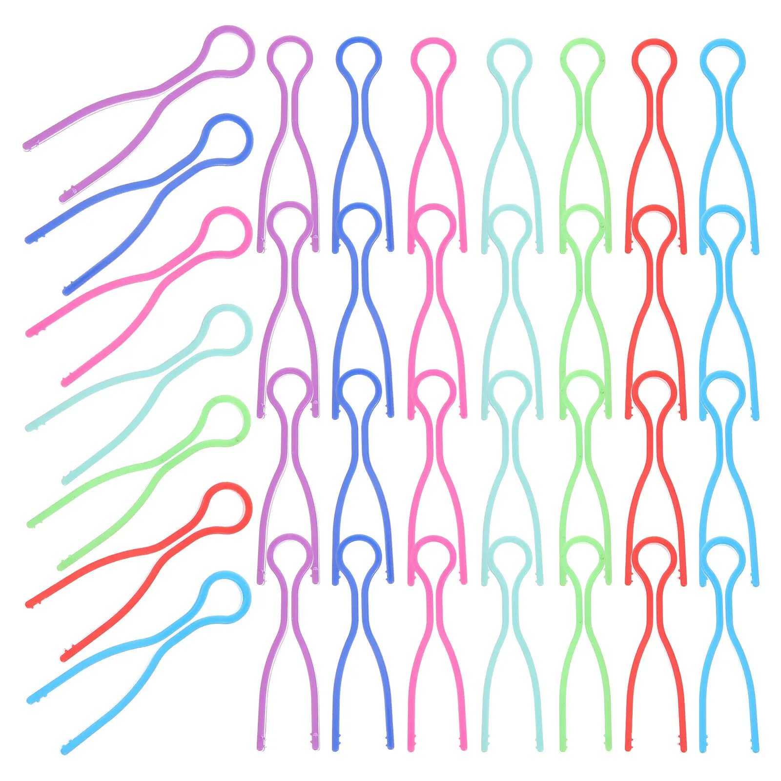 50 قطعة مقاطع بكرة صغيرة الملونة المثبتات الخياطة أداة اكسسوارات لتنظيم البكرات والخيوط اللحف DIY بها بنفسك