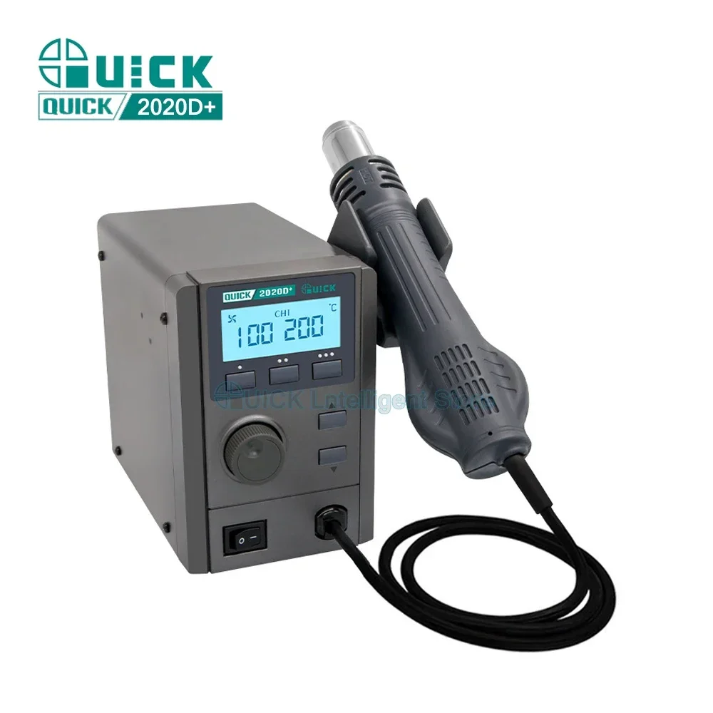 

Soldering Stations QUICK 2020D+ 750W Heat Gun Rework Station Hot Air welding station For BGA SMD rapid heating