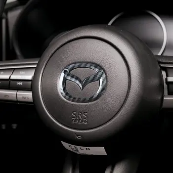 適用於馬自達 2 3 5 6 7 CX3 CX4 CX5 CX8 CX7 CX9 Demio MPS MS Axela Atenza MX3 的 1 件裝 ABS 材質汽車方向盤中心標誌貼紙 10 最佳銷售 馬自達2轎車 - №2
