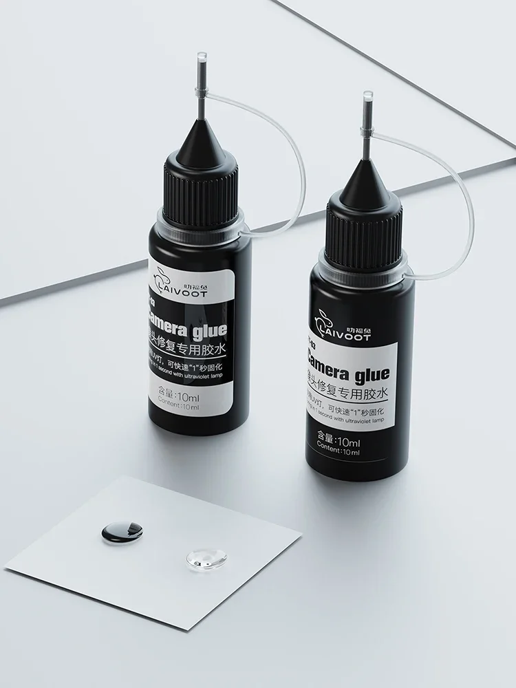 1 szt. 10ml przezroczysty/czarny klej do naprawy face ID Dot matrix 2S szybkoutwardzający aparat UV glu klej do naprawy klej uszczelniający — zdjęcie 2