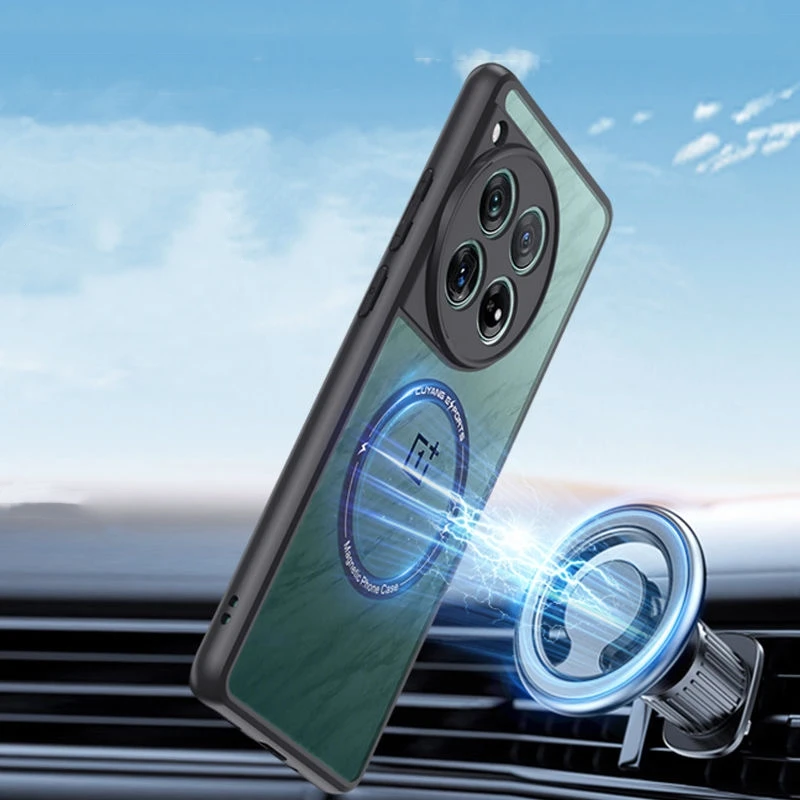 Magnetic Case For OnePlus 13 12 11 R ACE 5 3 2 Pro 5G For MagSafe Transparent Cover For OnePlus12 One Plus 13 Protect Shell