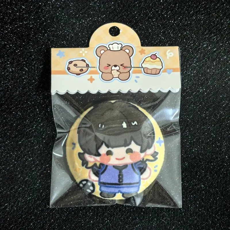 Blue Lock Q Version Isagi Yoichi Rin Itoshi Nagi Seishiro Plush Smack Brooch Badge Itabag Clothes Decorate Friend Birthday Gift