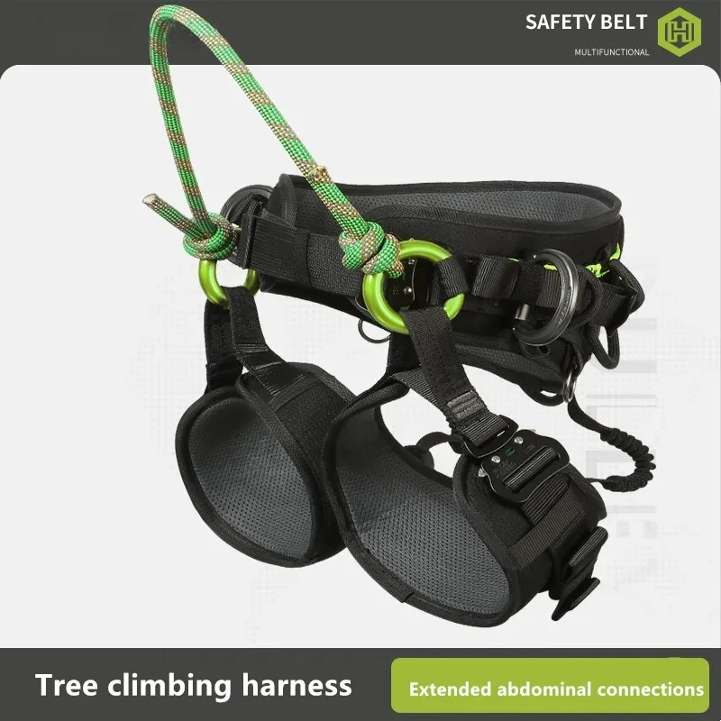 

Пояс страховочный для скалолазания и альпинизма, страховочная система для тренировок на деревьях, комфортное снаряжение