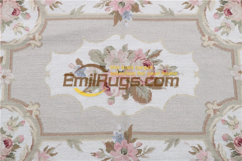 New Unique 100% Wool Hand-made Needlepoint Carpet Wool Knitting Carpets Vintage Carpets For Living Room Runner