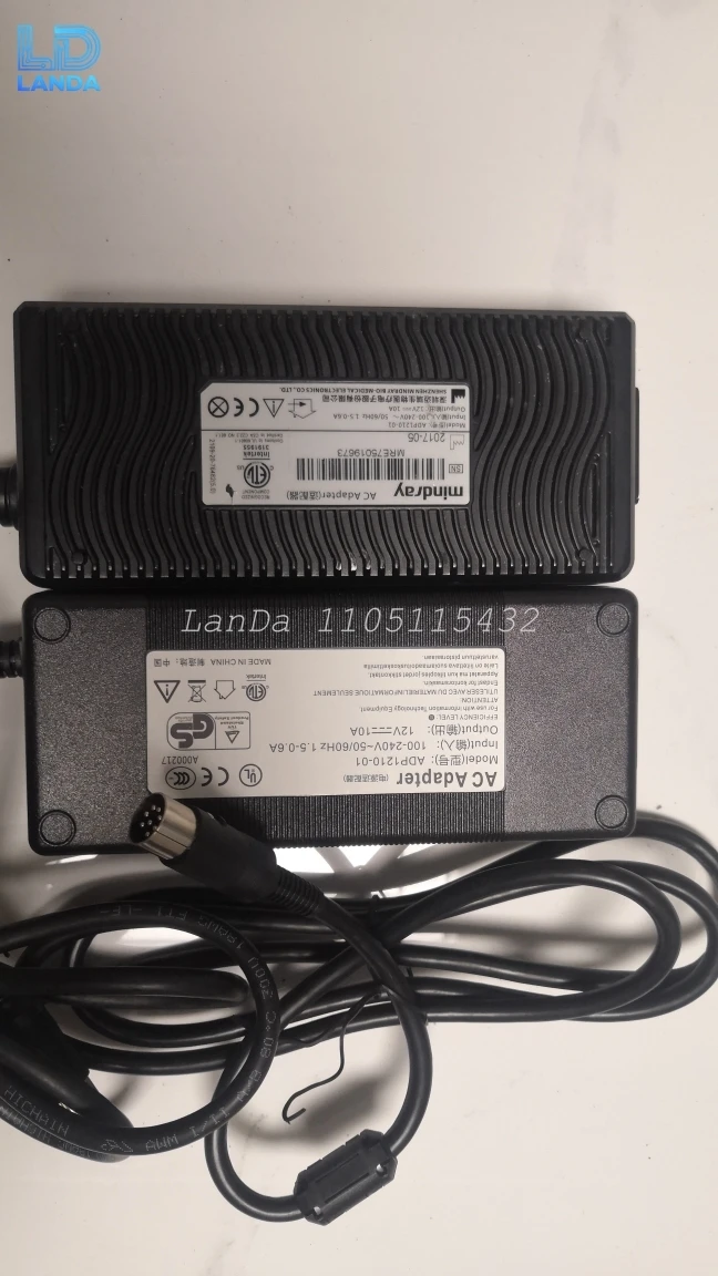 Suitable For Mindray M5 M7 color ultrasound power adapter ADP1210-01 eight-pin 8-core, new power adapter