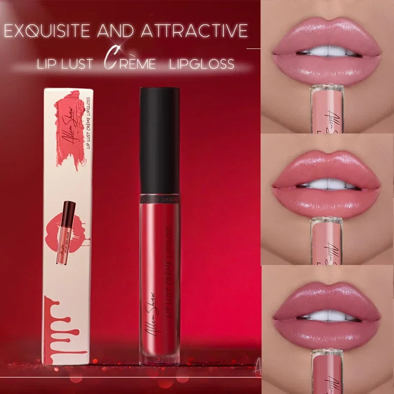 12 Colors Lip Gloss Women Lipstick Creme Waterproof Long Lasting Moist Lip Gloss Colorful Lipgloss Women Makeup maquiagem