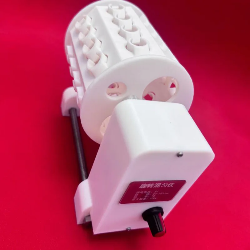 DIY Rotating Mixing Device Mini 32-Tube Vortex Mixer Laboratory - for 1.5mL & 2.0mL Centrifuge Tubes, Adjustable Speed 20-100RPM