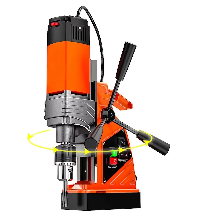 Magnetic Drill Press 13mm Boring Electric Bench Tapping Drilling Rig Machine for Engineering Steel Structure