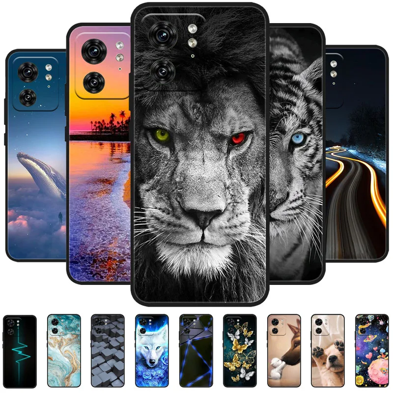 Etui Moto Edge 40 5G Edge40 Neo Wstrząsoodporny pokrowiec na telefon z miękkiego silikonu TPU do Motorola Moto Edge 40 Pro Protective Fundas