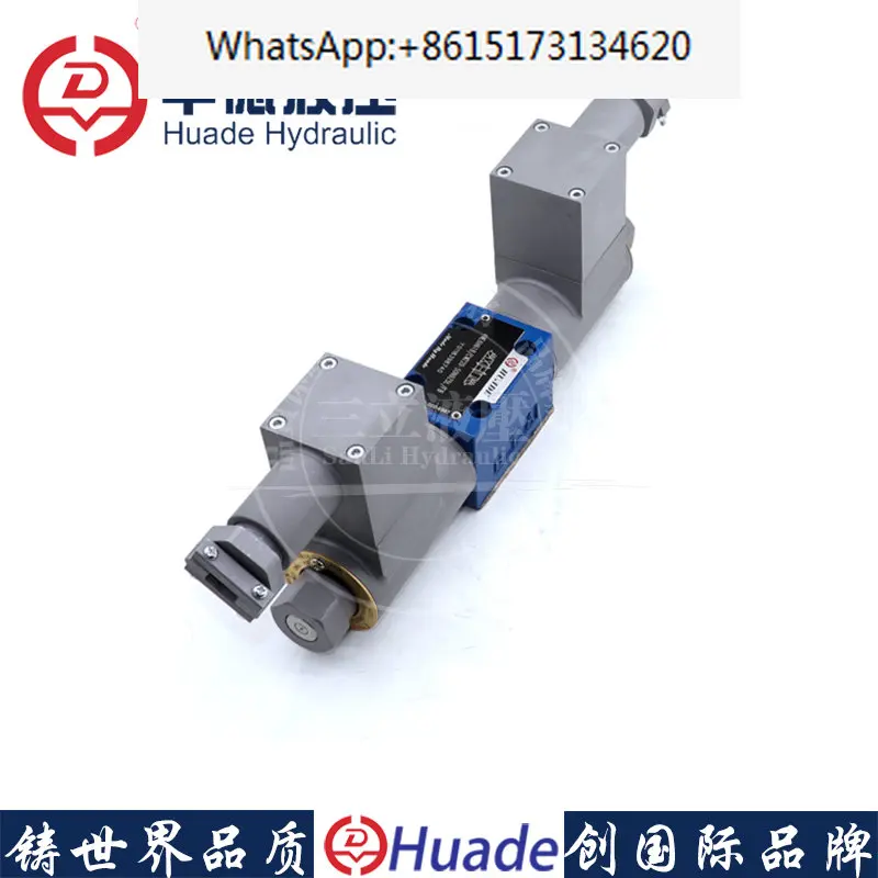 Huade hydraulic explosion-proof electromagnetic directional valve 4WE6E G J H 4WE10 three-position four-way solenoid valve