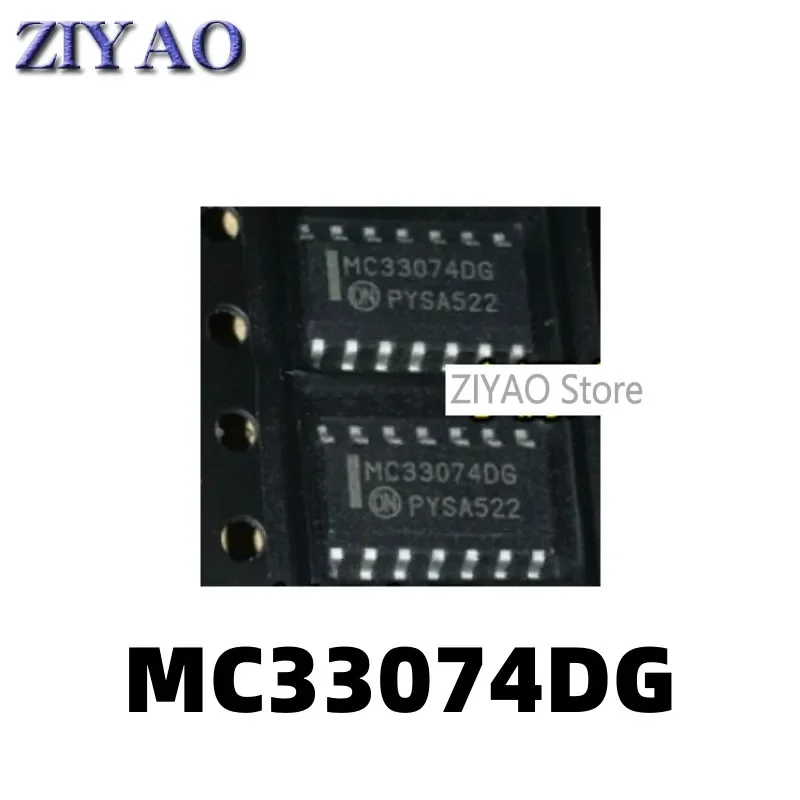 5PCS MC33074DR2G MC33074DG SOP14 linear amplifier chip