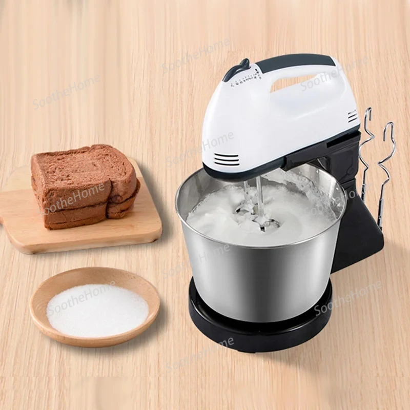 Household Electric Desktop Egg Beater with Stainless Steel Bowl blenders electric blender food processors