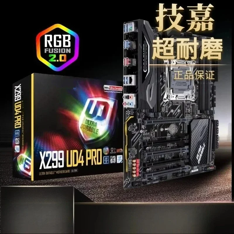 New Boxed For Gigabyte X299 UD4 PRO Desktop 2066 Pin Support 10980XE