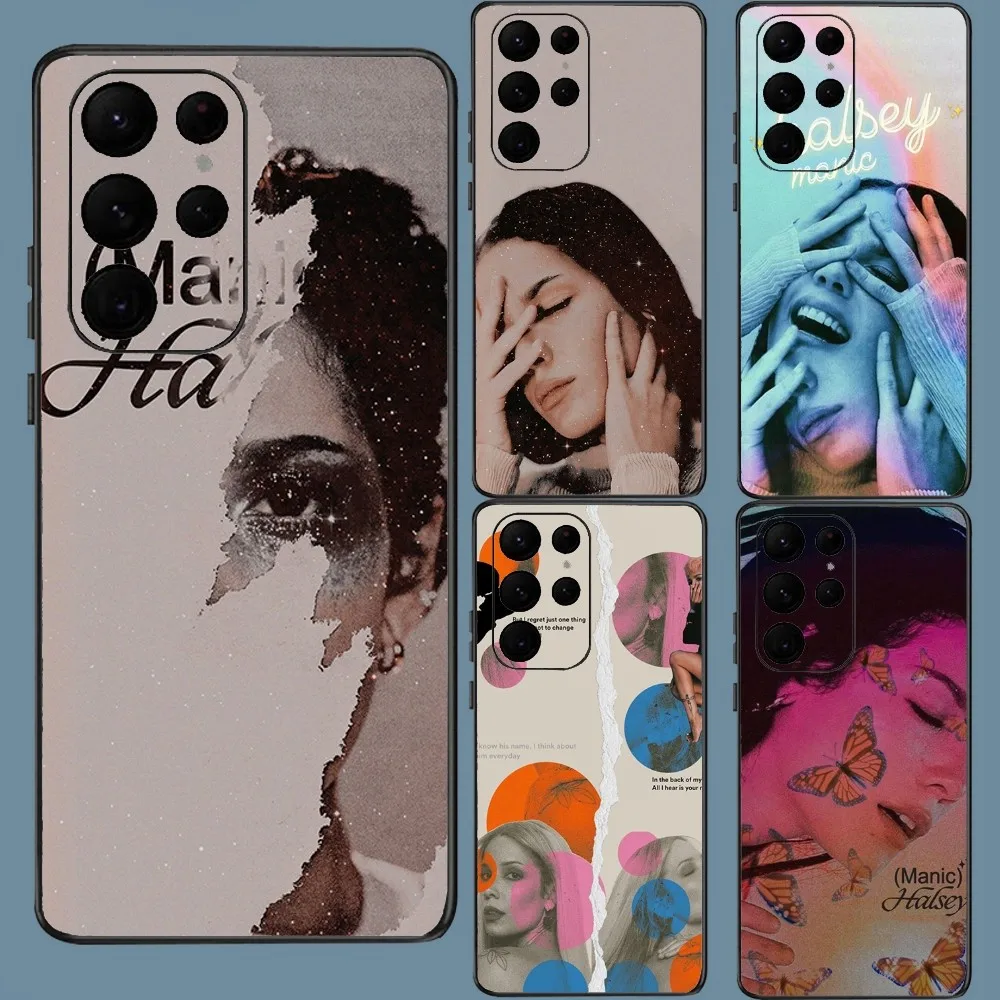 H-Halsey The End Phone Case For Samsung Galaxy A52 A12 A51 S21 Edge S22ULTRA S23 S20LITE Plus Ultra Black Cover