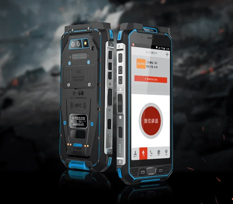 Oem waterproof rugged telefono a prueba de explosion industry safe dmr smartphone global version