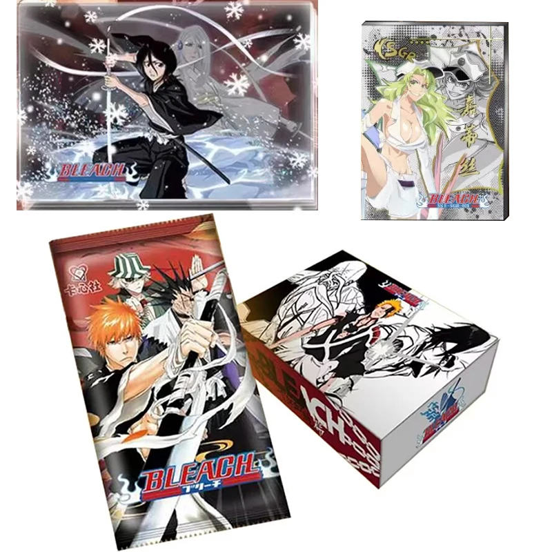 

New Bleach Character Collection Cards Toys Gift For Kids Child Japanese Anime Tcg Cartas Games Card Box Children Birthday Gift