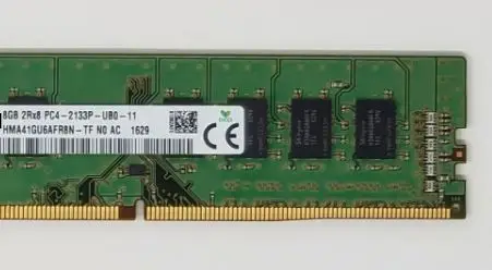 

1 шт. для Φ 8G 2RX8 HMA41GU6AFR8N-TF DDR4 память для настольного компьютера