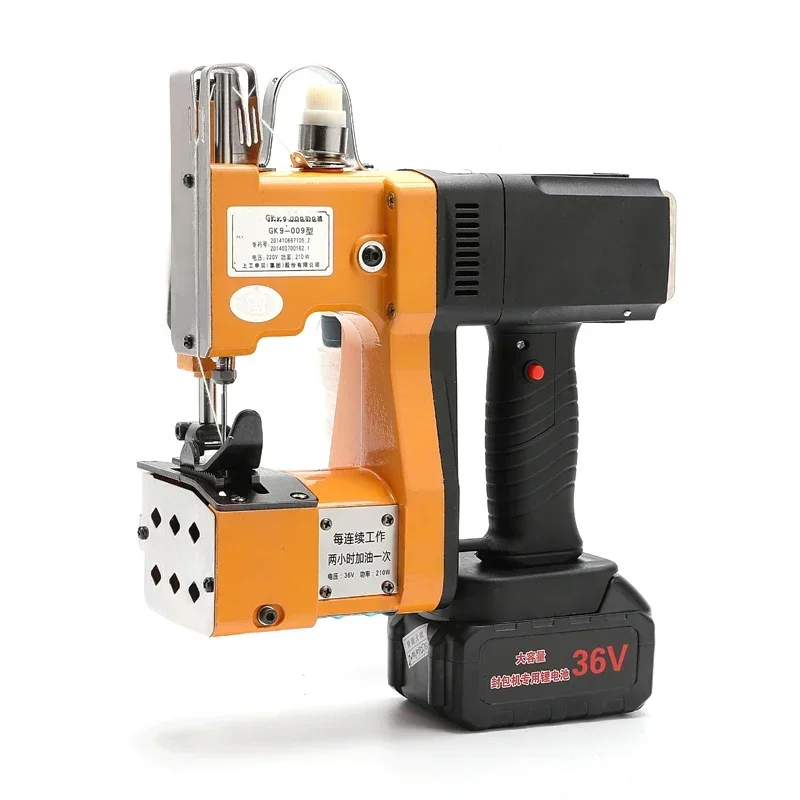 

220v New Portable Automatic Charging Sewing Machine Woven Bag Packaging Machine Sealer Handheld Lithium Battery Sewing And Seali