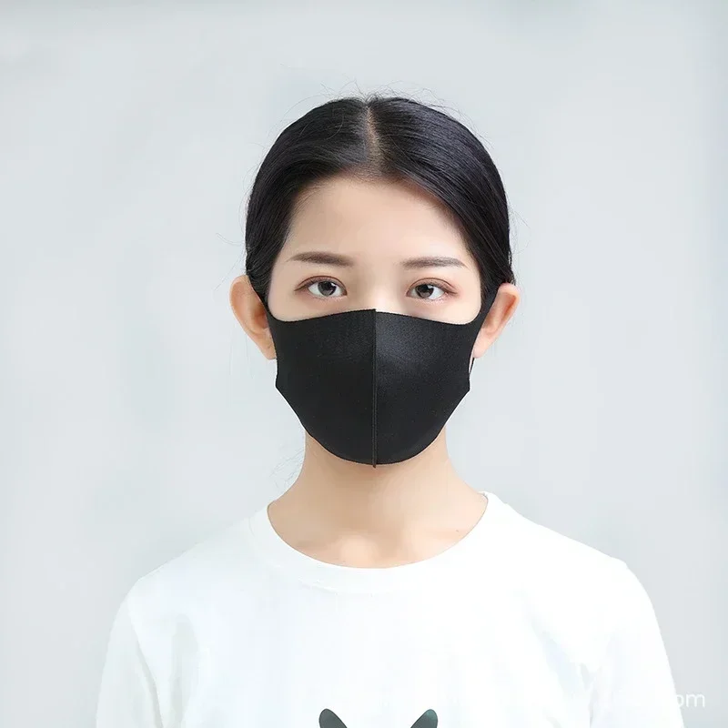 Fashion Solid Earloop Mask Spring Dustproof Washable Reusable Face Mask Unisex Outdoor Travel Breathable Mask