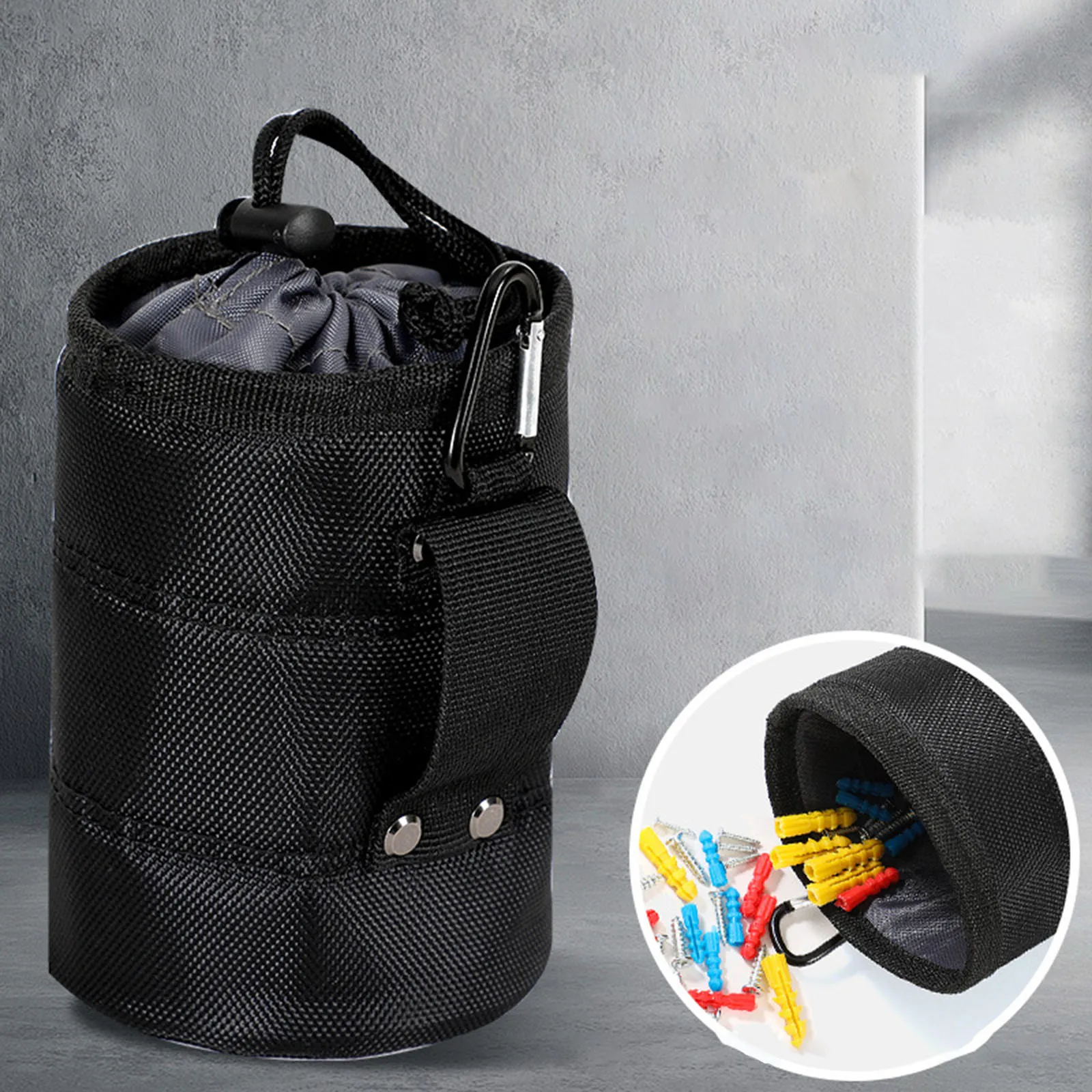 Imagem -03 - Oxford Cloth Nails Tool Pouch Bolsa Belt Tool Organizer Avental para Eletricista Carpinteiro Suprimentos