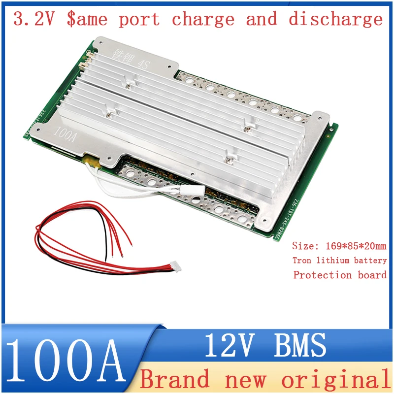 

new 12V 100a 4s bms lifepo4 Batterie ausgleichs schutz platine 3,2 V gleicher Anschluss pcm diy Akku für 12V Netzteil