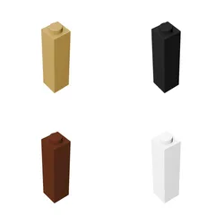 20PCS MOC Parts 14716 Brick 1x1x3 mattoni compatibili fai da te Assmble Building Blocks particelle Kid Puzzle cervello giocattol