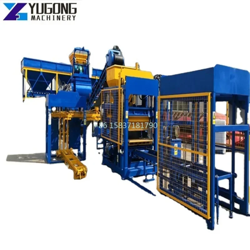 Full Automatic Red Clay Brick Moulding Machine Making Automatic Interlocking ECO Brick Laying Block Making Machine for France