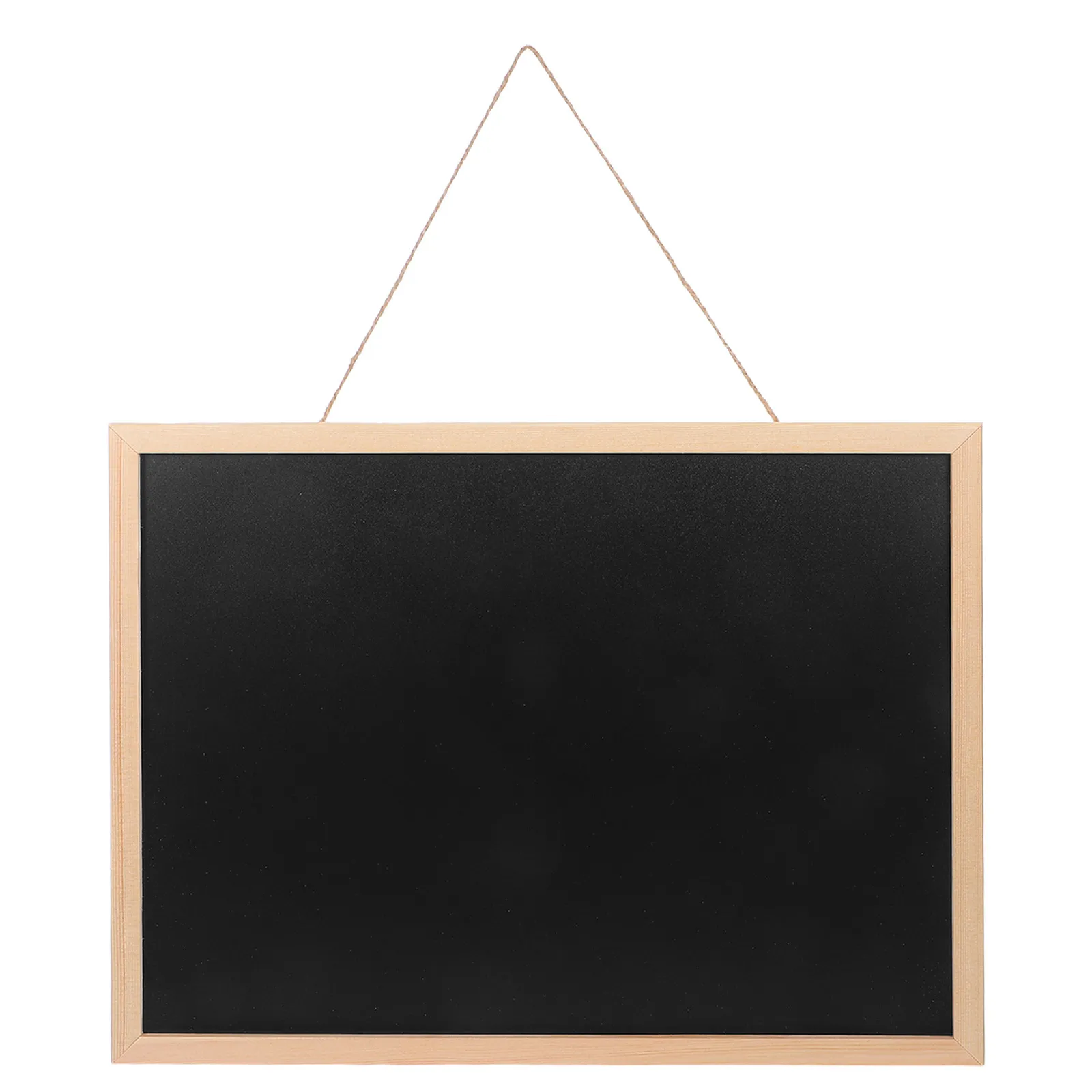 木製フレーム黒板-40x30cm-小型吊り下げ黒板サイン-装飾用-再利用可能な黒板-家庭用・ビジネス用