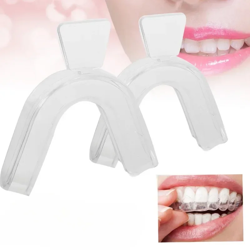 2/4pcs Silicone Mouth Guard Teeth Protector Night Guard Mouth Tray for Bruxism Grinding Non-snoring Teeth Whitening Protection