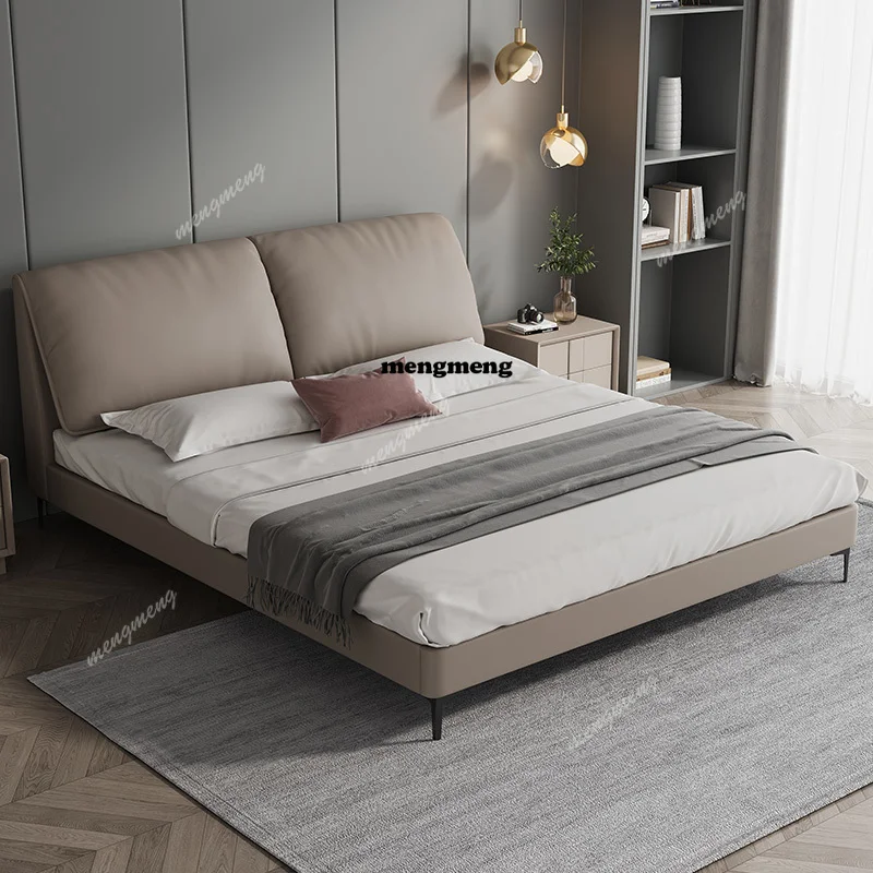

Europen Designer Adult Double Bed Queen Italian Luxury Bedroom Frame Double Bed Twin Storage Cama De Casal Home Furniture