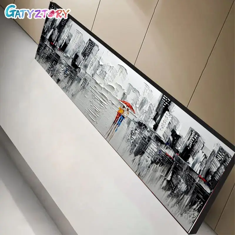 

GATYZTORY 60x120cm Pictures By Number Abstract Street Landscape Handpainted Painting By Number Drawing On Canvas Art Gift