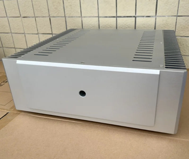 Srebrna sznur 150mm pełna aluminiowa klasa wzmacniacza obudowa obudowy/obudowa/pudełko DIY (430*150*413mm)