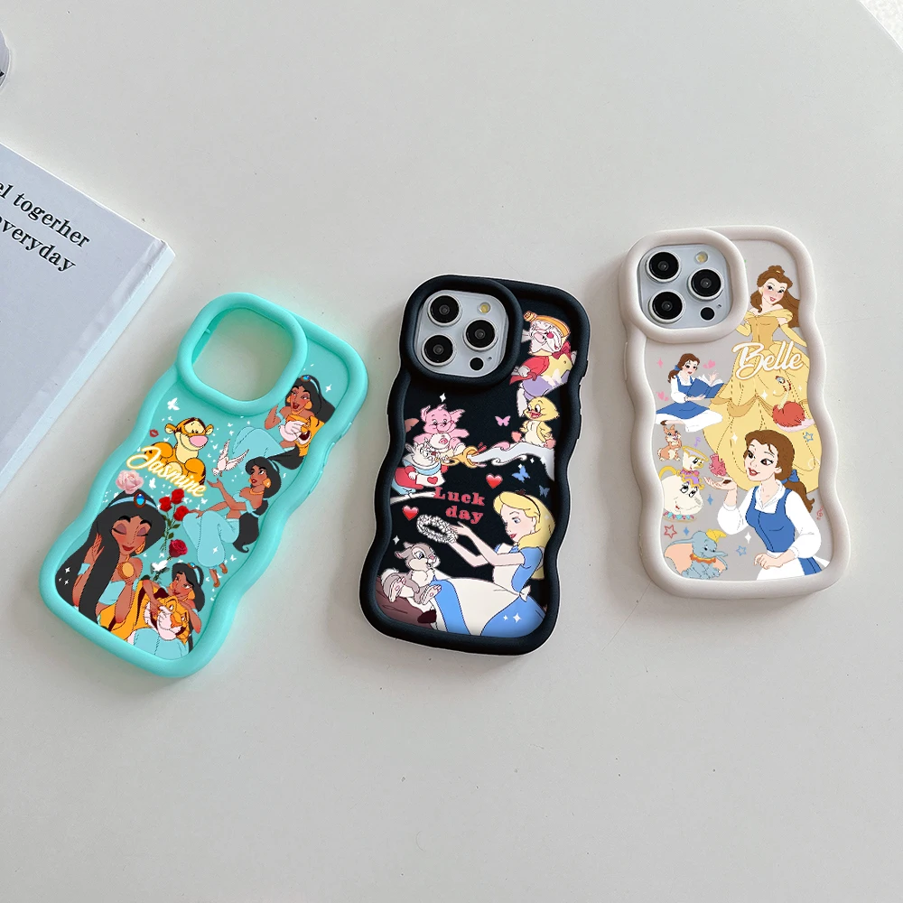 Disney Princess Phone Case for OPPO A7 A9 A15 A16K A17 A31 A38 A53 A54 A55 A57 A58 A74 A76 A79 A92 A98 4G 5G Cover