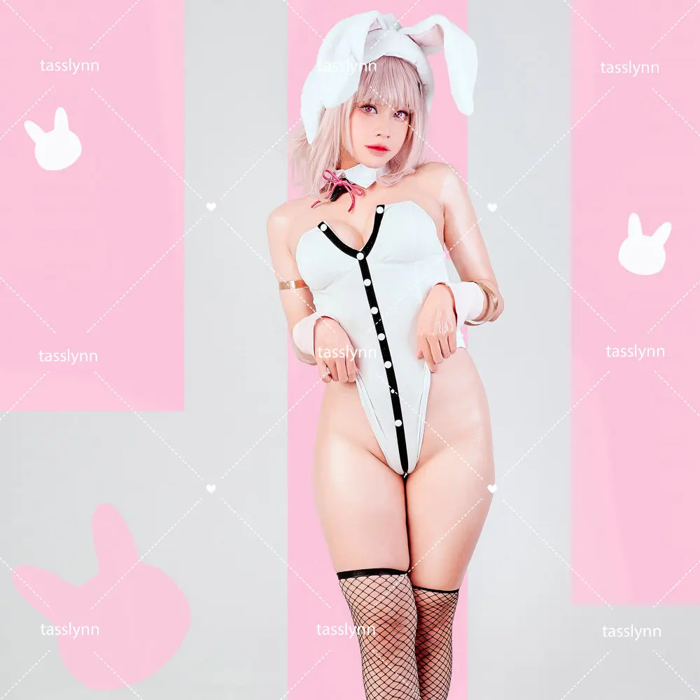 

Аниме косплей игра супер данганронпа 2 Косплей Chiaki Nanami Bunny Girl сексуальные комбинезоны боди шляпа гик девочка Косплей Хэллоуин